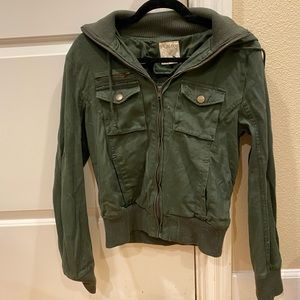 Army Green Utility Jacket LA Hearts L